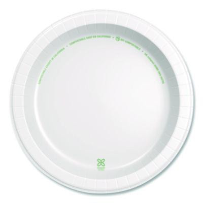 Heavy-Weight Paper Plates, 10" Dia, White, 125/Pack, 4 Packs/Carton