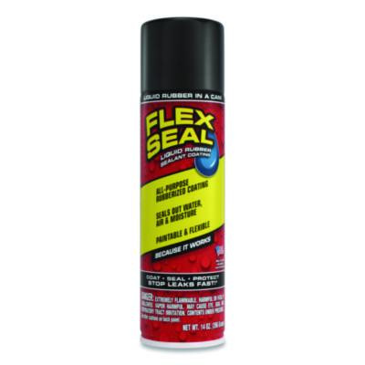 Liquid Rubber Sealant Coating Spray, 14 Oz Can, Black
