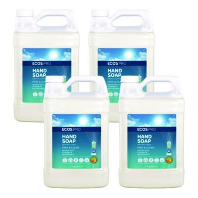 Liquid Hand Soap, Free And Clear, 1 Gal, 4/Carton