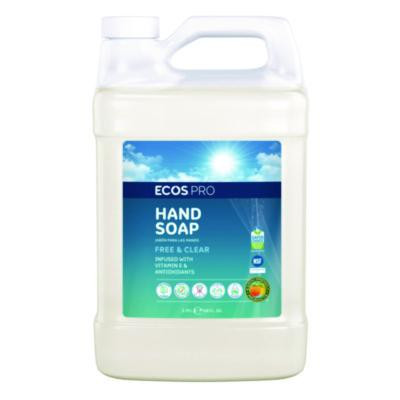 Liquid Hand Soap, Free And Clear, 1 Gal, 4/Carton