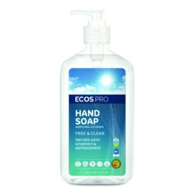 Liquid Hand Soap, Free And Clear Scent, 17 Oz