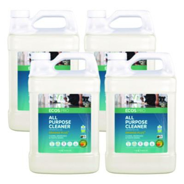 Orange Plus All-Purpose Cleaner And Degreaser, Citrus Scent, 1 Gal Bottle, 4/Carton