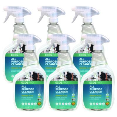 Orange Plus All-Purpose Cleaner And Degreaser, 32 Oz Spray Bottle, 6/Carton