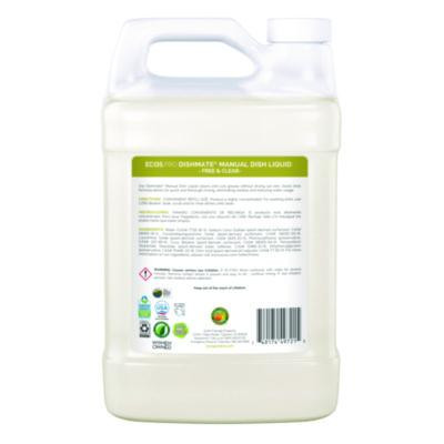 Dishmate Manual Dish Liquid, Unscented, 128 Oz Bottle