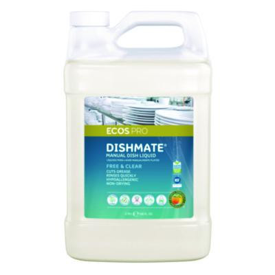 Dishmate Manual Dish Liquid, Unscented, 128 Oz Bottle