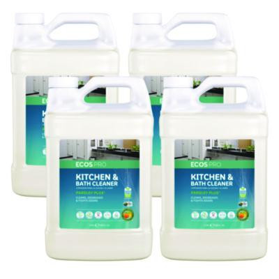 Parsley Plus All-Purpose Kitchen And Bathroom Cleaner, Herbal Scent, 1 Gal Bottle, 4/Carton