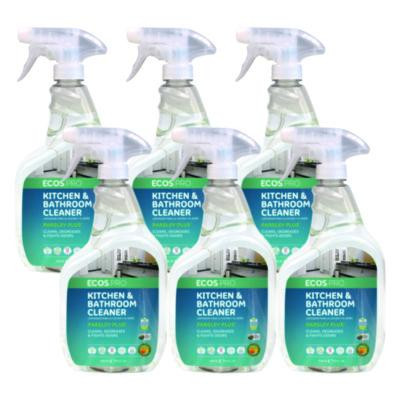 Parsley Plus All-Purpose Kitchen And Bathroom Cleaner, Parsely Scent, 32 Oz Spray Bottle, 6/Carton