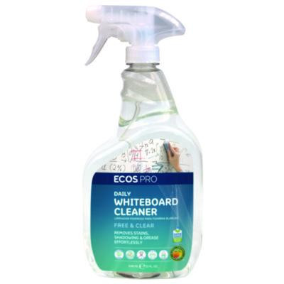 Daily Whiteboard Cleaner, Free And Clear, 32 Oz Spray Bottle, 6/Carton