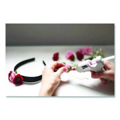 Craftbond Less Mess All-Temp Glue Sticks, Mini, 0.27 x 4, Dries Clear, 10/Pack