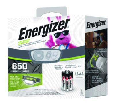 Pro Series Multi-Color Hybrid Headlamp, Rechargeable Lithium Ion Battery/4 Aaa Batteries (Included), Gray/Green