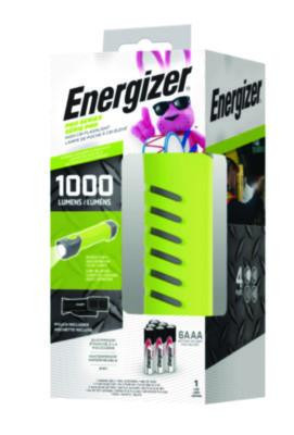 Pro Series Handheld High Cri Flashlight, Rechargeable Lithium Ion Battery/6 Aaa Batteries (Included), Gray/Green