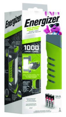 Pro Series Work Light, Rechargeable Lithium Ion Battery/3 Aa Batteries (Included), Gray/Green