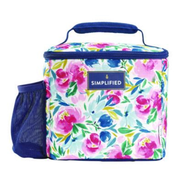 Simplified Lunch Bag, 9.25 x 5 x 9, Multicolor Floral