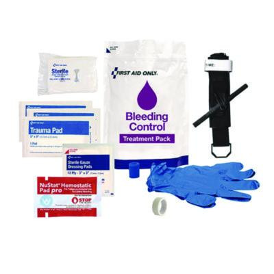 12-Piece Bleeding Control Treatment Pack, 12 Pieces, Resealable Plastic Bag