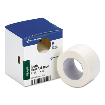 First Aid Tape, 1" x 5 Yds, White