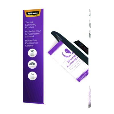 Laminating Pouches, 3 Mil, 9" x 14.5", Clear Gloss, 100/Pack