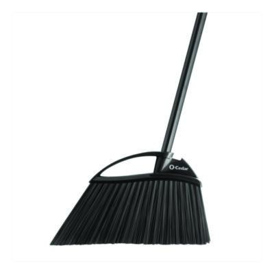 Outdoor Powercorner Angle Broom, 55" Length, Black/Gray
