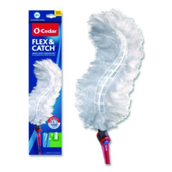 Flex And Catch Heavy-Duty Dusting Kit, 1 Duster Wand And 3 Refills