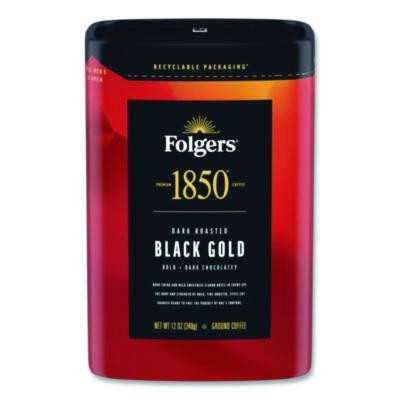 Black Gold Roast Ground Coffee, 12 Oz Canister