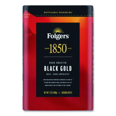 Black Gold Roast Ground Coffee, 12 Oz Canister