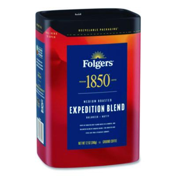 Expedition Blend Roast Ground Coffee, 12 Oz Canister