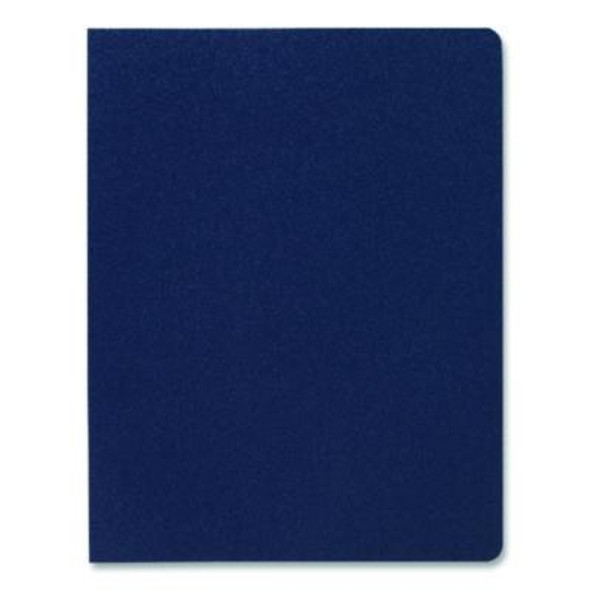 Solids Presentation Covers For Binding Systems, Plastic, Round Corners, 11 x 8.75, Navy, 25/Pack