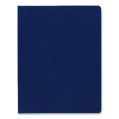 Solids Presentation Covers For Binding Systems, Plastic, Round Corners, 11 x 8.75, Navy, 25/Pack
