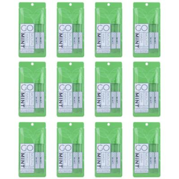 Individual Mouthwash Packets, Mint Flavor, 0.37 Oz Packet, 5/Pack, 12 Packs/Box