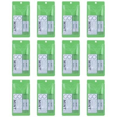 Individual Mouthwash Packets, Mint Flavor, 0.37 Oz Packet, 5/Pack, 12 Packs/Box