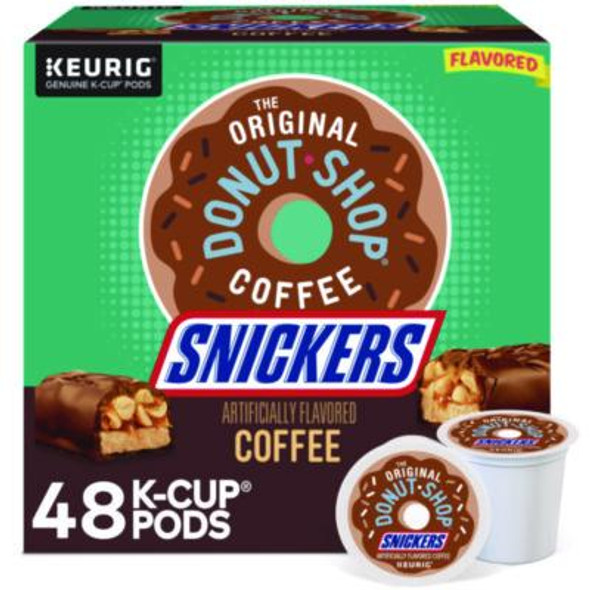 Snickers Flavored Coffee K-Cups, 48/Box