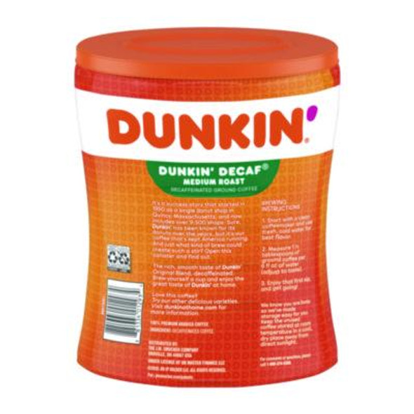 Original Blend Decaf Coffee, 30 Oz Canister