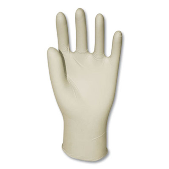 Latex General-Purpose Gloves, Powder-Free, Large, 4.4 Mil Thick, 9.5" Long, Natural, 1,000/Carton