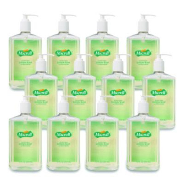 Antibacterial Lotion Soap, Floral Scent, 12 Oz