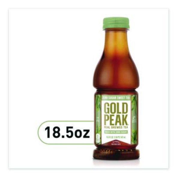 Zero Sugar Sweet Tea, 18.5 Oz Bottle,12/Carton