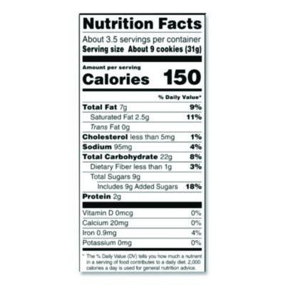 Mini Vanilla Creme Sandwich Cookies, 2.12 Oz Packet, 60/Carton
