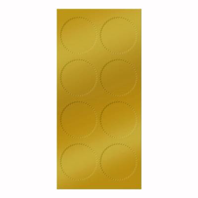 Seals, 1.75" Diameter, Gold Foil, 50/Pack
