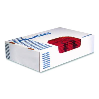 Healthcare Biohazard Printed Low-Density Can Liners, Infectious Waste, 44 Gal, 3.2 Mil, 37" x 50", Red, Flat Pack, 75/Carton