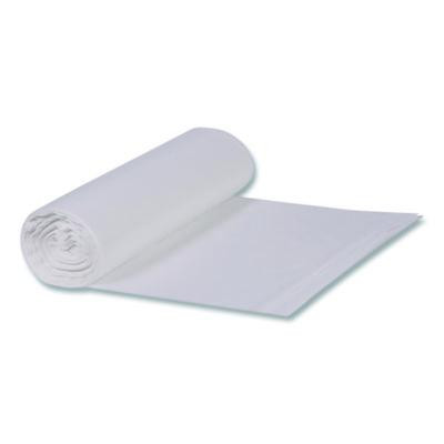 Linear Low-Density Can Liners, 33 Gal, 0.65 Mil, 33 x 39, Clear, Roll, 250/Carton