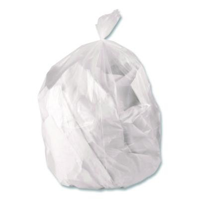 Linear Low-Density Can Liners, 33 Gal, 0.65 Mil, 33 x 39, Clear, Roll, 250/Carton