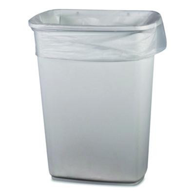 Linear Low-Density Can Liners, 33 Gal, 1 Mil, 33" x 39", Clear, 150/Carton