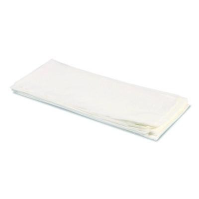 Linear Low-Density Can Liners, 56 Gal, 1.1 Mil, 46" x 50", Clear, 100/Carton