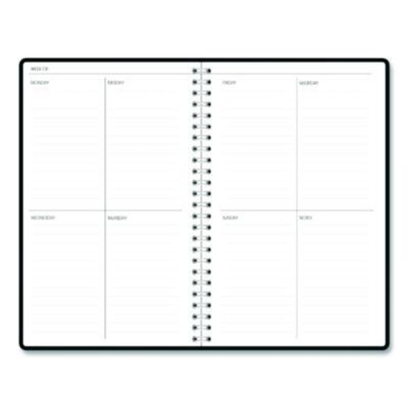 Recycled Non-Dated Monthly/Weekly Planner, 70's Stripes, Multicolor Cover, Undated