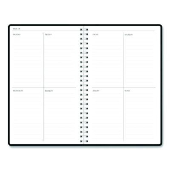 Recycled Non-Dated Monthly/Weekly Planner, Celestial, Blue/Gold Cover, Undated