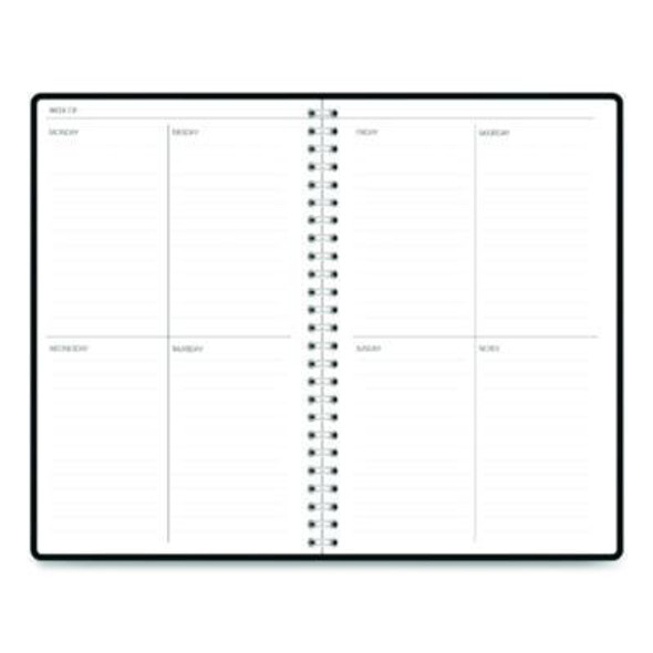 Recycled Non-Dated Monthly/Weekly Planner, Fall Floral, Multicolor Cover, Undated