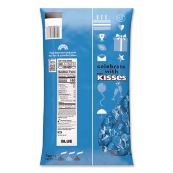 Kisses, Milk Chocolate, Dark Blue Wrappers, 60 Oz Bag