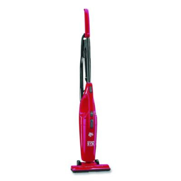 Simplistick Bagless Stick Vacuum, 9" Cleaning Path, Red