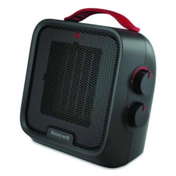 Uberheat 5 Ceramic Heater, 4.5 x 4.5 x 8.86, Black