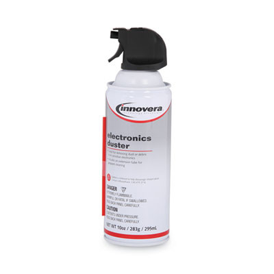Compressed Air Duster Cleaner, 10 Oz Can, 6/Pack