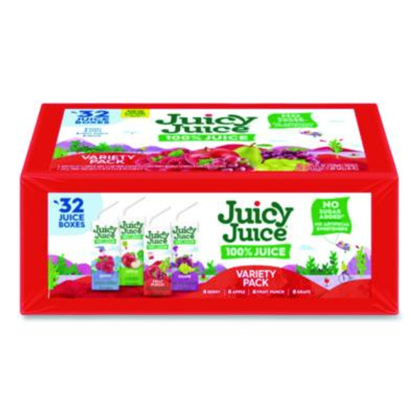 Juice Box Variety Pack, Assorted Flavors, 6.75 Oz Box, 32/Carton