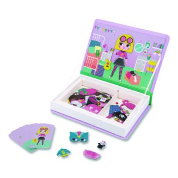 Magneti'Books, Girl's Costumes, Ages 3 To 8, 54 Pieces